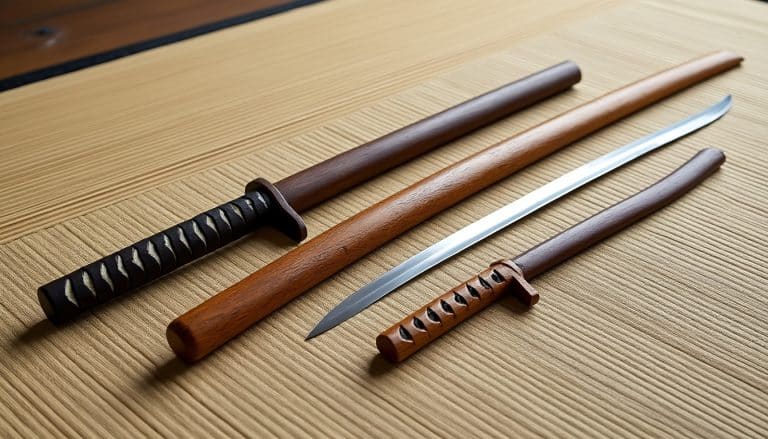 Armes en aïkido : bokken, jo et tanto