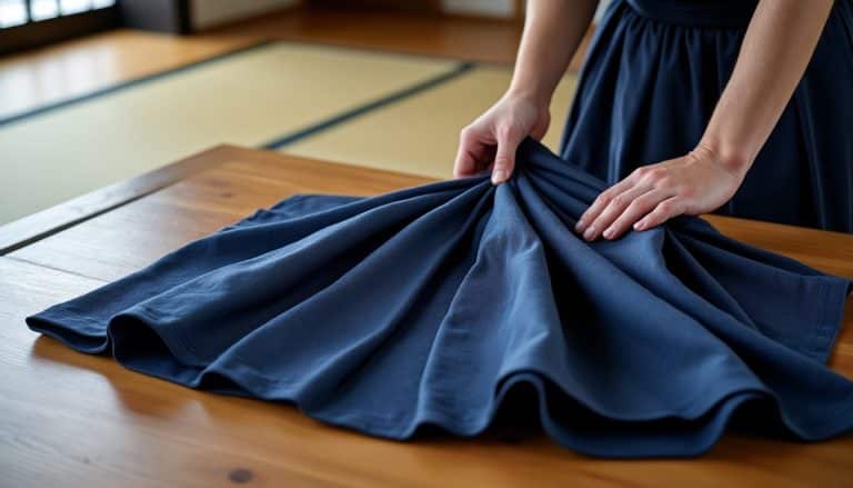 Plier son hakama : la méthode et son sens
